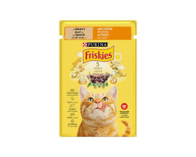 Purina Friskies Cat Giggles Chicken Pouch 85g