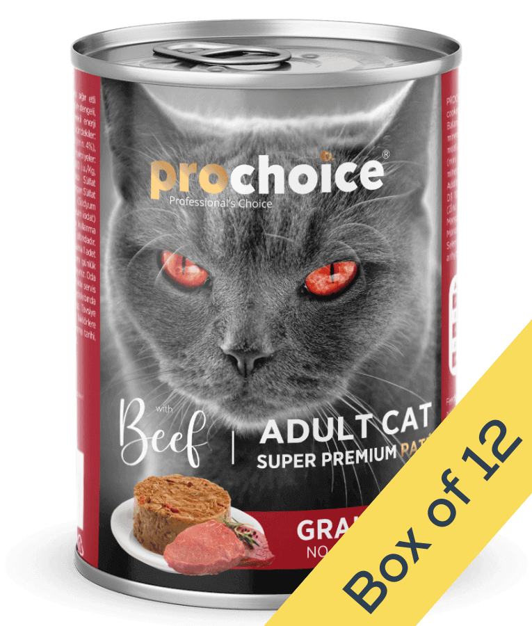 Prochoice Adult Cat Premium Pate With Beef 400g