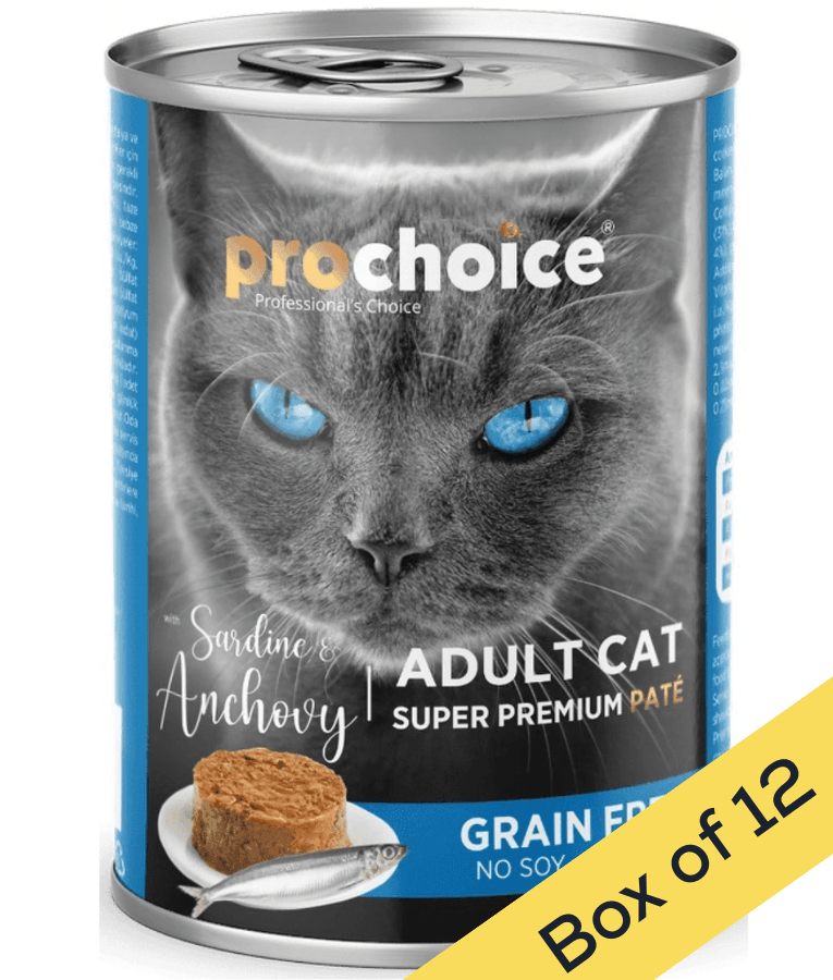 Prochoice Adult Cat Premium Pate With Sardine & Anchovy 400g