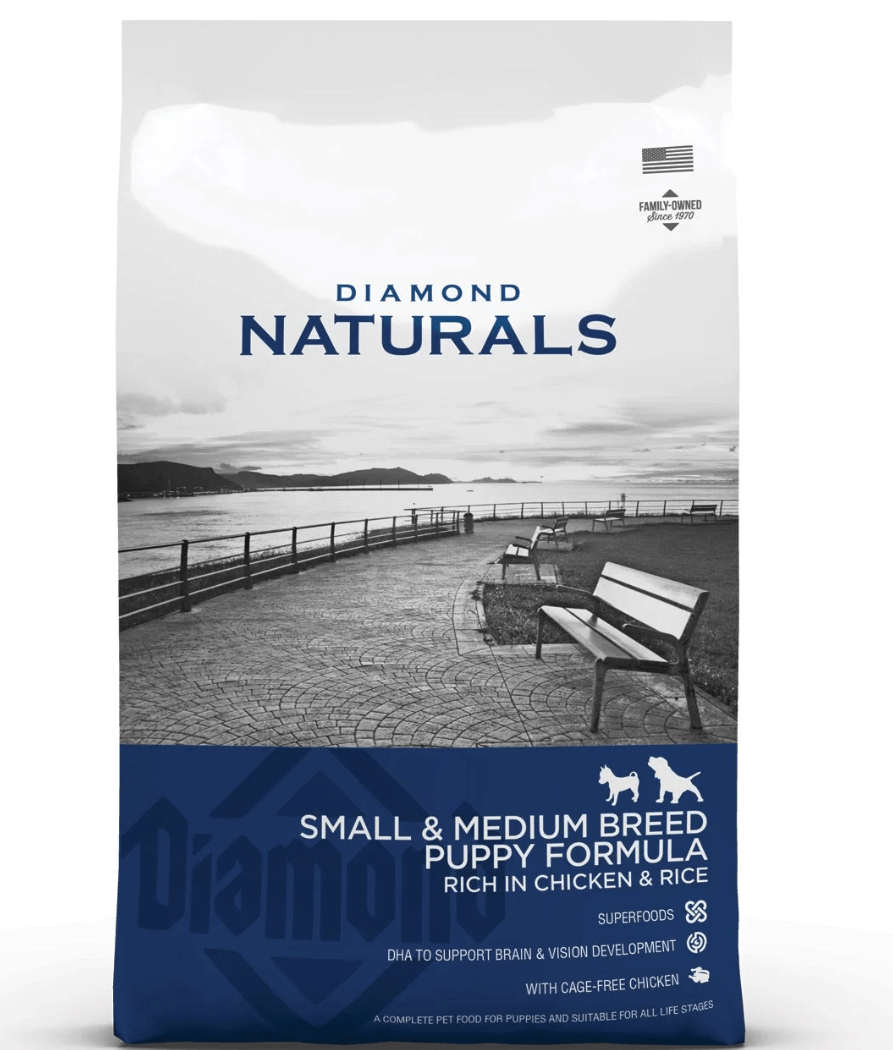 Diamond Naturals Small & Medium Breed Puppy Dry Dog Food with Chicken - 2kg