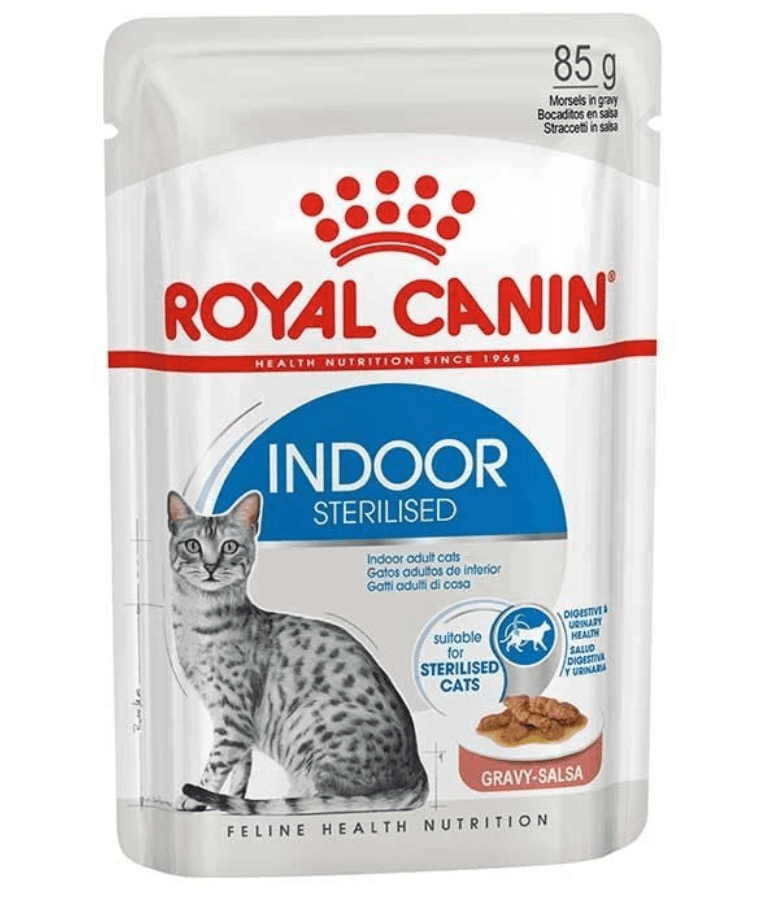 Royal Canin Indoor Sterilised Adult Wet Cat Food in Gravy