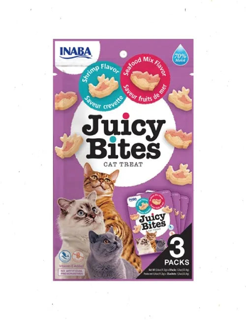 Inaba Juicy Bites Shrimp & Seafood Mix Flavor (33.9g)