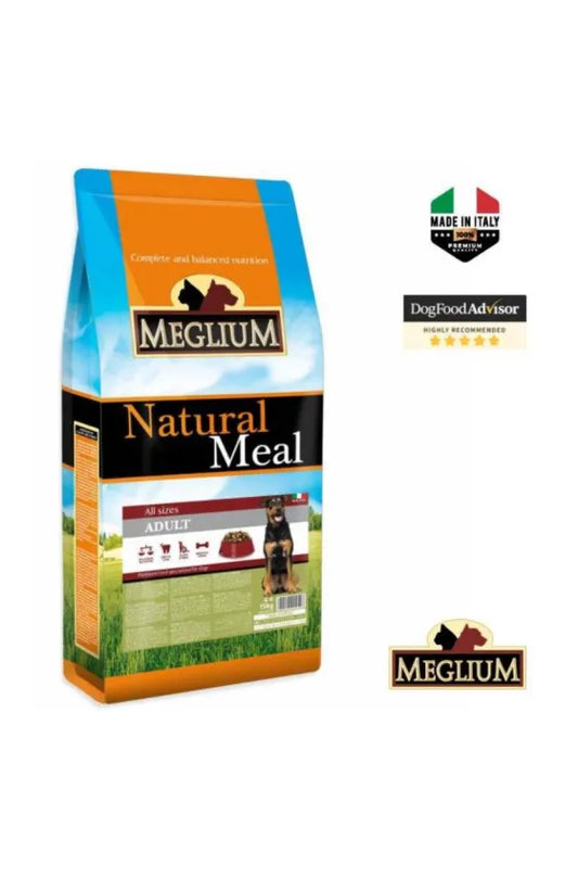 Meglium Dog Adult Dry Food with Beef, Chicken & Vegetables - 15kg