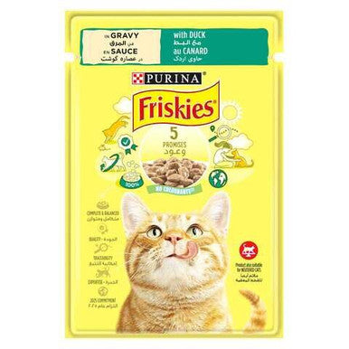 Purina Friskies Cat Giggles Duck Pouch 85g