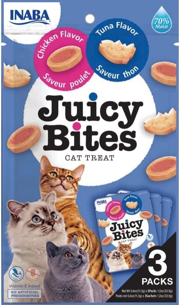 Inaba Juicy Bites Tuna & Chicken Flavor (33.9g)