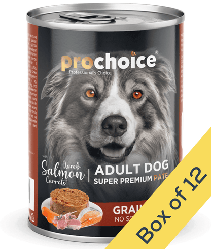 Prochoice Lamb, Salmon & Carrots Adult Pate 400g