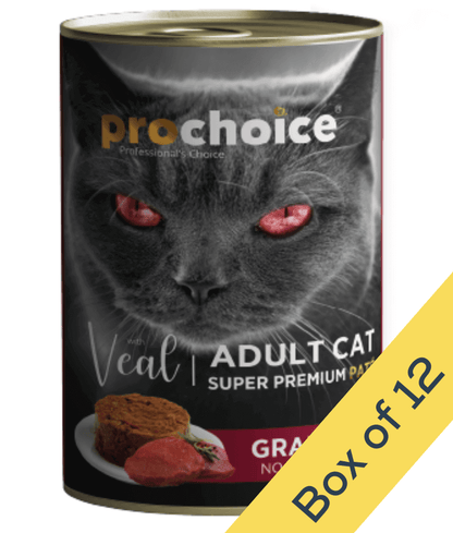 Prochoice Adult Cat Premium Pate With Veal 400g