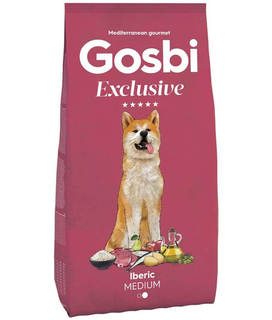 Gosbi Exclusive Iberic Pork Adult Dry Dog Food For Medium Breeds