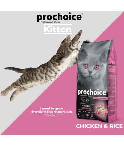Prochoice Pro 37 Chicken & Rice Hypoallergenic For Kittens 2kg