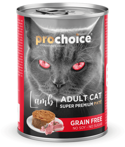 Prochoice Adult Cat Premium Pate With Lamb 400g