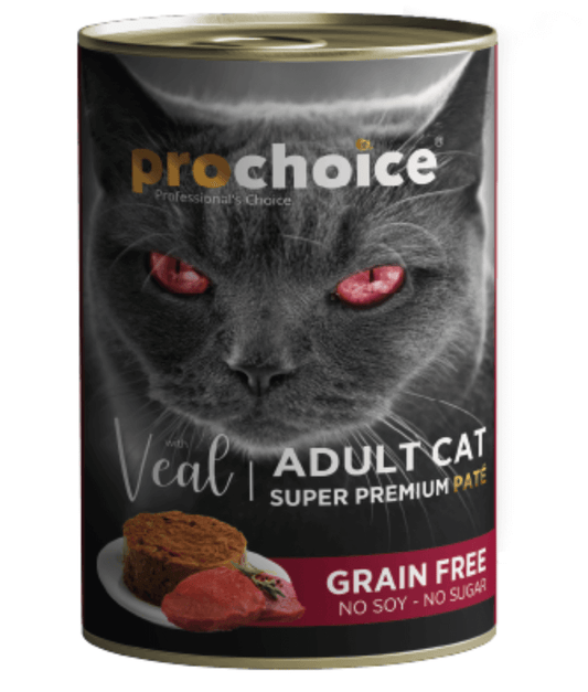 Prochoice Adult Cat Premium Pate With Veal 400g