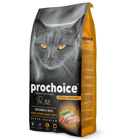 Prochoice Pro 32 Chicken & Rice Sterilized Hypoallergenic 2kg-15kg