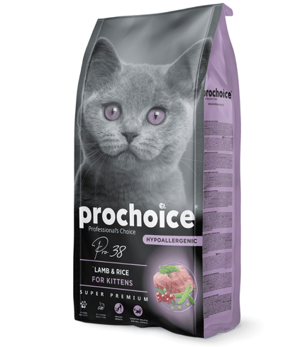 Prochoice Pro 38 Lamb & Rice Hypoallergenic For Kittens 2kg