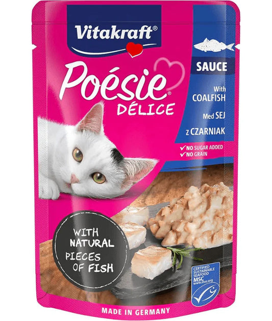 Vitakraft Poésie Délice Fish Selection Adult Wet Cat Food 510g