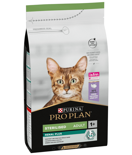 Purina Pro Plan Sterilised Adult Renal Plus Dry Cat Food with Turkey