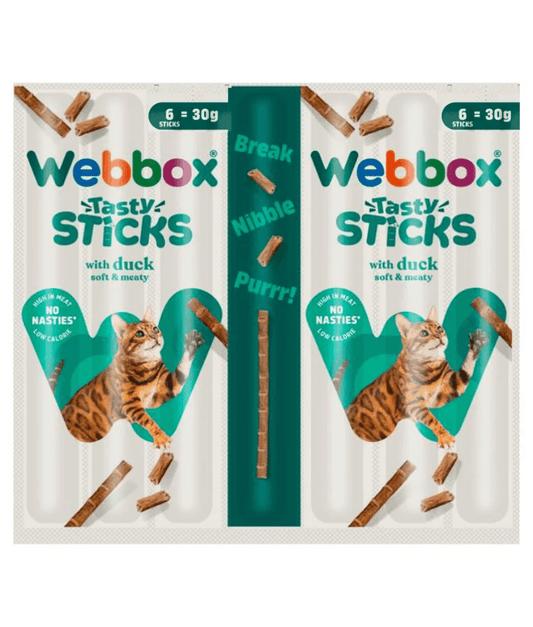 Webbox Cats Delight Sticks Duck 6 Sticks