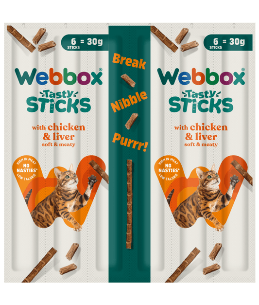 Webbox Cats Delight Sticks Chicken & Liver 6 Stick