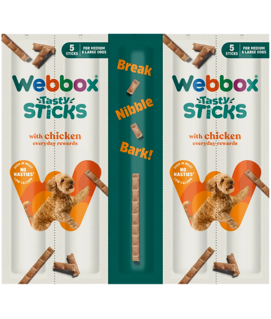 Webbox large dogs delight stick chicken 55g