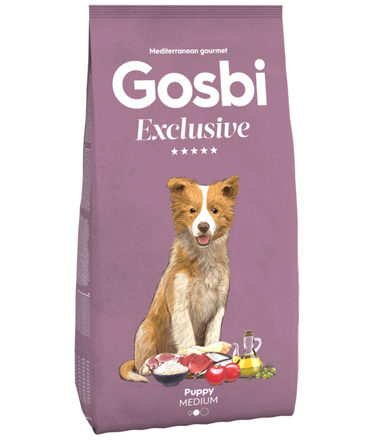 Gosbi Exclusive Hypoallergenic Chicken Puppy Dry Dog Food For Medium Breeds