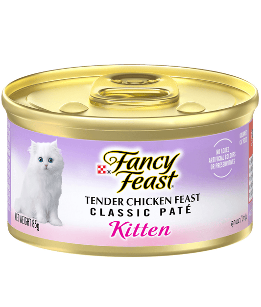 Purina - Fancy Feast Purina Chicken Paté Kitten Wet Cat Food 85g
