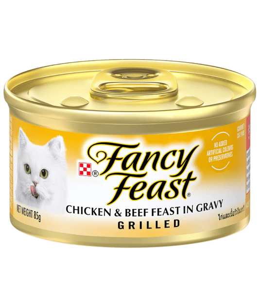 Purina - Fancy Feast Classic Beef & Chicken Feast Gourmet Cat Food 85g