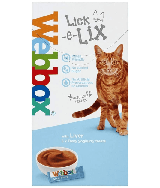 Webbox Lick e Lix, Cream - Milk & Yoghurt 5 Sachet