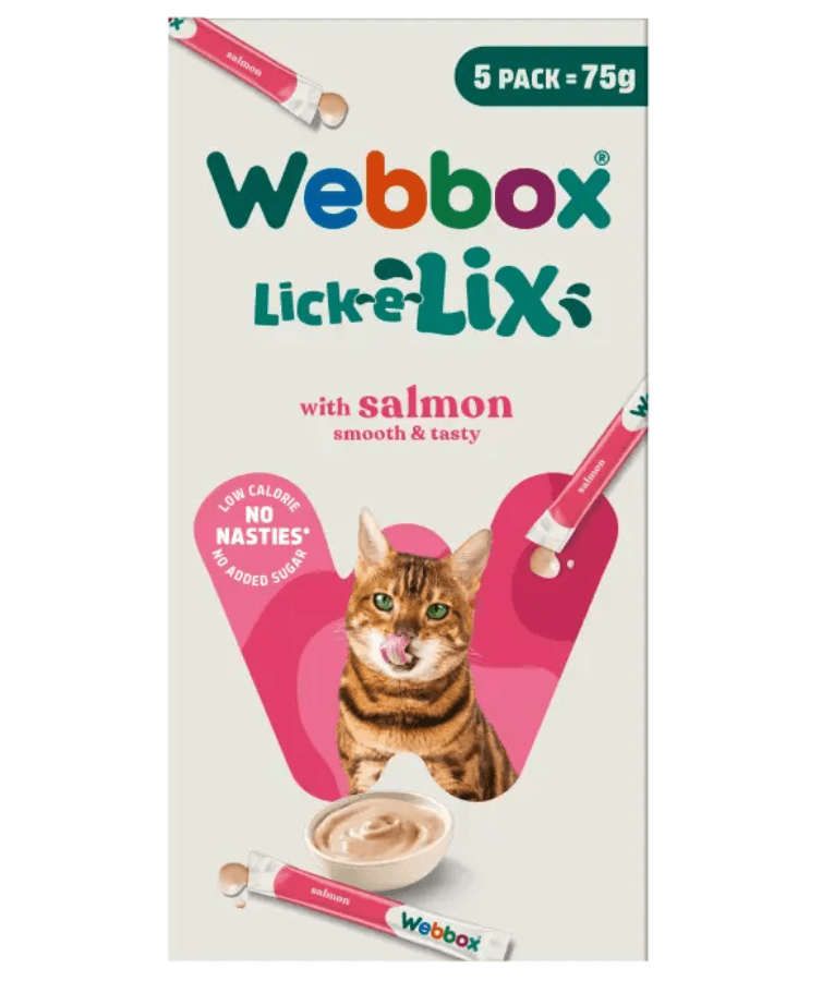 Webbox Lick E Licious - Salmon Fillet 4 X 20G