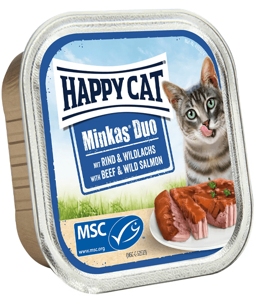 Happy Cat - Minkas Duo Beef & Wild Salmon, Grain-Free - 100g
