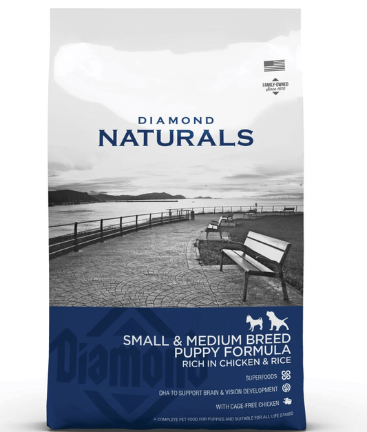 Diamond Naturals Small & Medium Breed Puppy Dry Dog Food with Chicken - 2kg