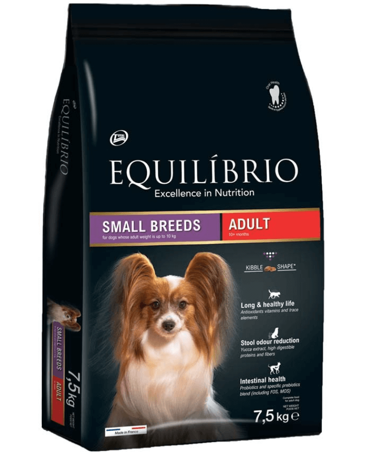 Equilibrio Small Breed Adult dry dog food with poultry