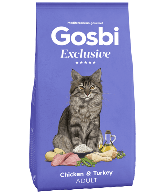 Gosbi Exclusive Chicken and Turkey Adult Dry Cat Food