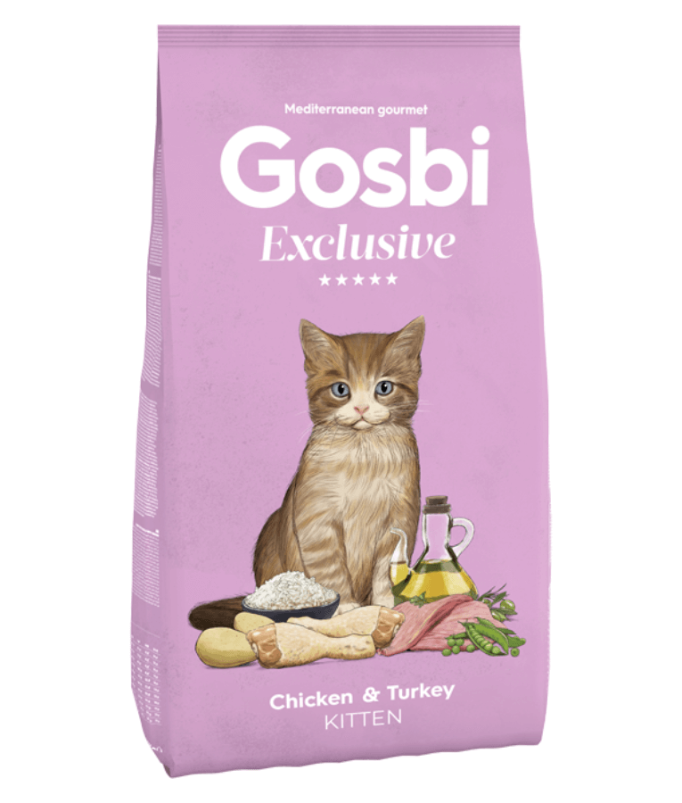 Gosbi Exclusive Chicken and Turkey Kitten Dry Cat Food