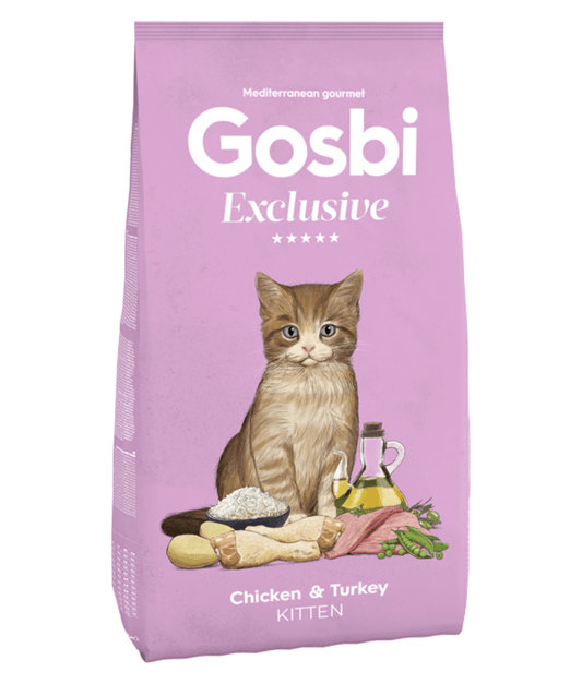 Gosbi Exclusive Chicken and Turkey Kitten Dry Cat Food