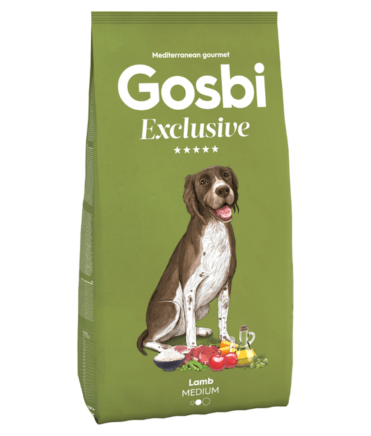 Gosbi Exclusive Hypoallergenic Lamb Adult Dry Dog Food For Medium Breeds