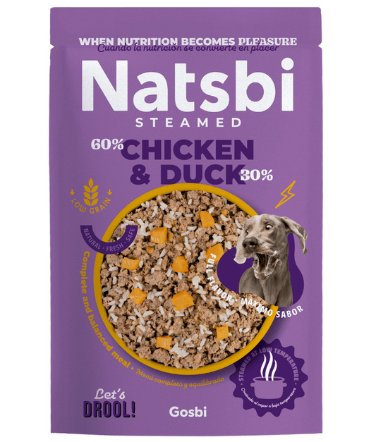 Gosbi Natsbi Steamed Duck and Chicken Fresh Dog Food