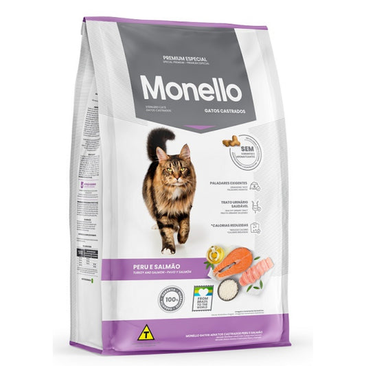 Monello Cat Castrated Turkey & Salmon