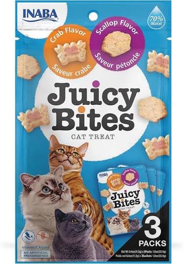 Inaba Juicy Bites Scallop & Crab Flavor (33.9g)