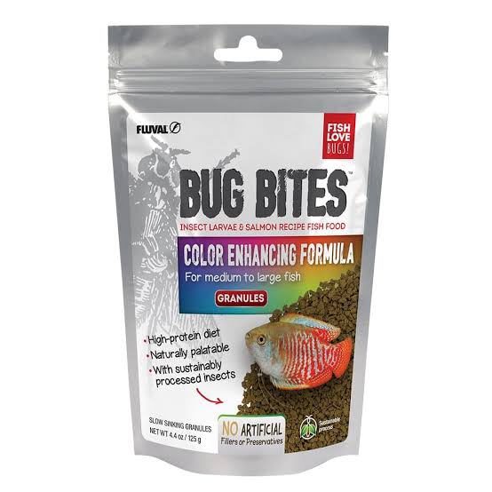 Fluval Bug Bites Color Enhancing Formula 125g
