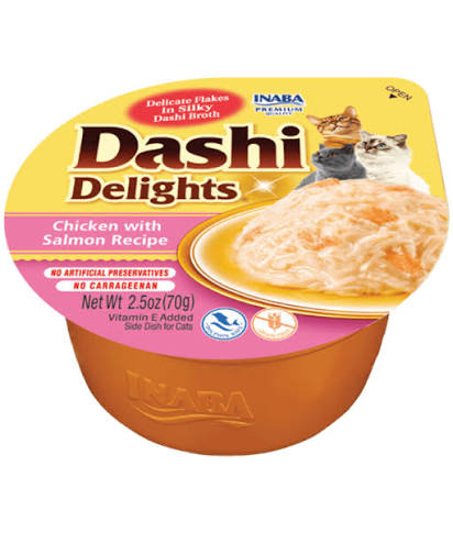 Inaba Dashi Delights Chicken With Salmon Recipe (70g)