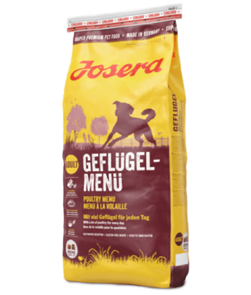 Josera Poultry Menu Whole Grain Adult Dry Dog Food With Chicken & Rice