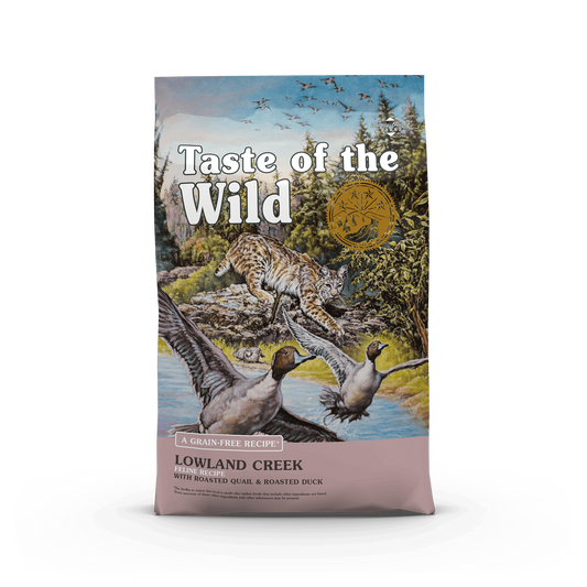 Taste of The Wild Lowland Creek Feline Recipe with Roasted Quail & Duck - 2kg