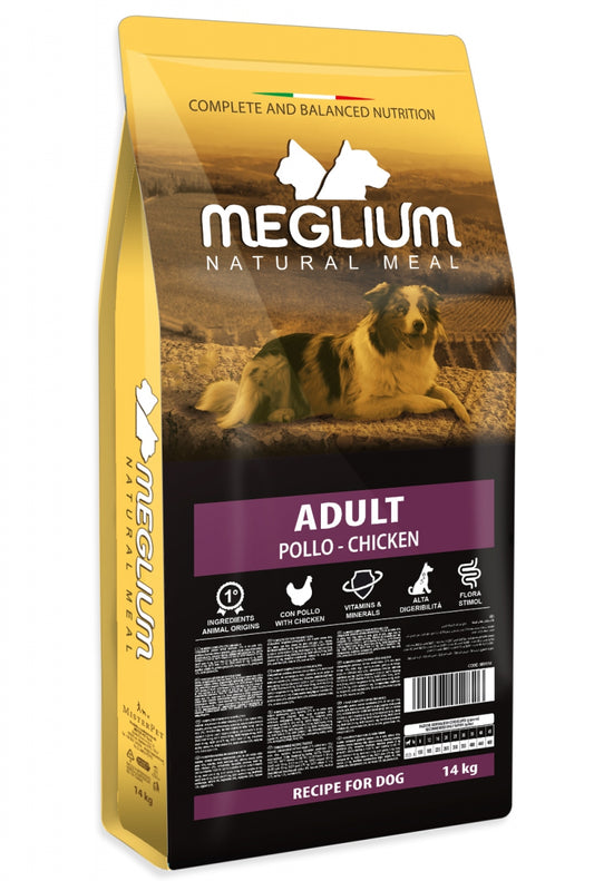 Meglium Dog Adult Dry Food with Chicken - 14kg