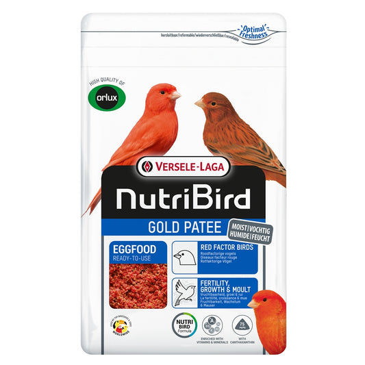 NutriBird Gold Patee Red Factor Birds 1kg