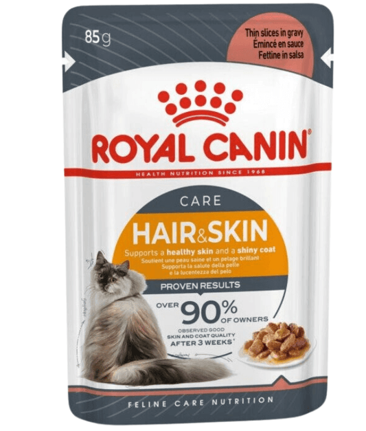 Royal Canin Hair & Skin Care Wet Cat Food in Gravy