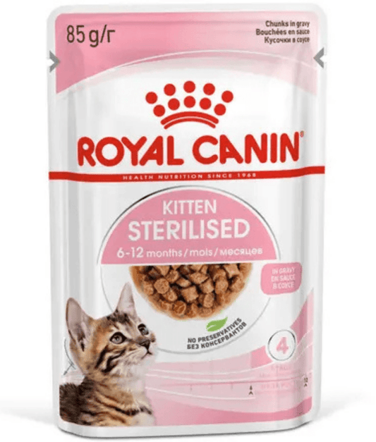 Royal Canin Sterilised Kitten Wet Cat Food in Gravy