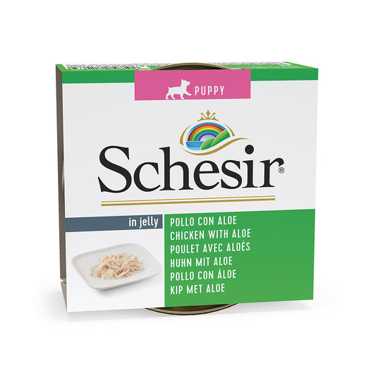 Schesir Puppy Can Chicken Aloe 150g