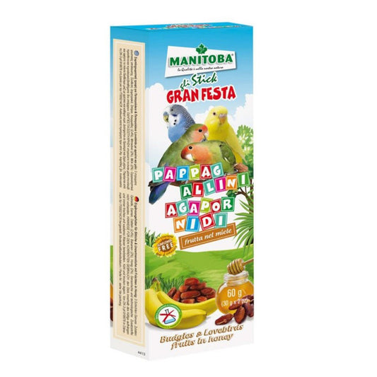 Manitoba Stick Pappagallini & Inseparabili Frutta