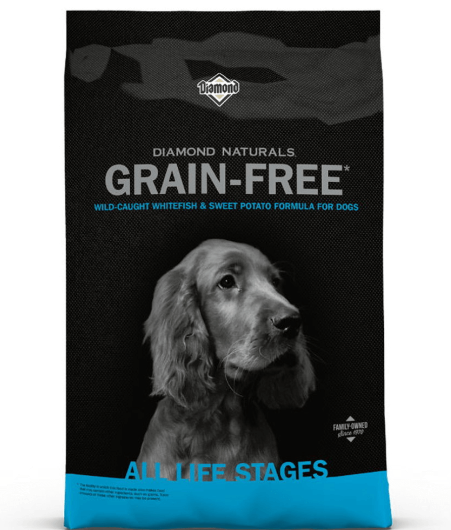 Diamond Naturals Grain Free Wild Caught Whitefish & Sweet Potato All Life Stages Dry Dog Food - 2.26kg