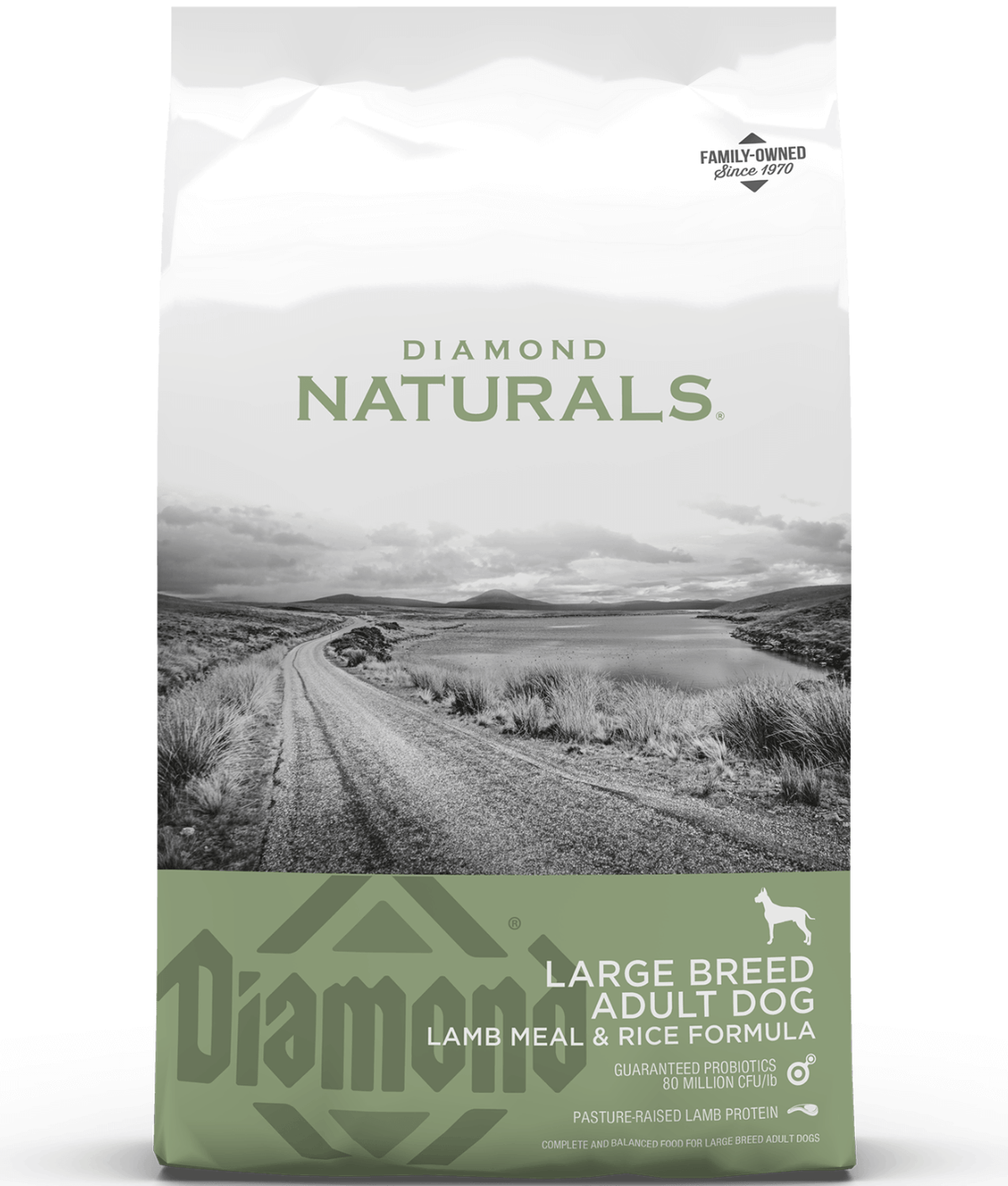 Diamond Naturals Small Breed Adult Dry Dog Food with Lamb & Rice - 2kg