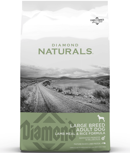 Diamond Naturals Small Breed Adult Dry Dog Food with Lamb & Rice - 2kg
